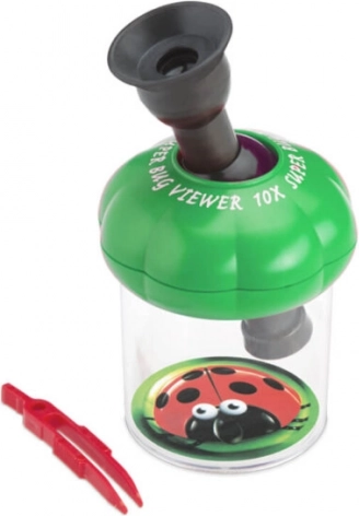 Observatiebeker met microscoop voor kinderen - mix van kleuren