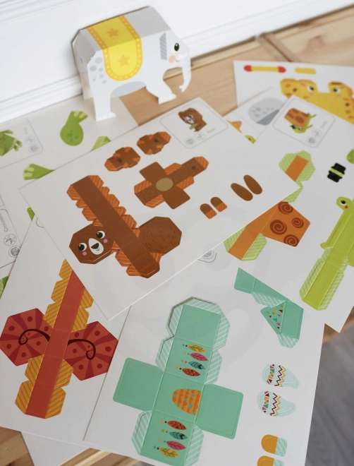 Woopie art&fun creatieve set origami 3D dieren