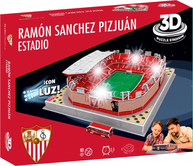 Lichtgevende 3D puzzel stadion Ramón Sánchez-Pizjuán - FC Sevilla