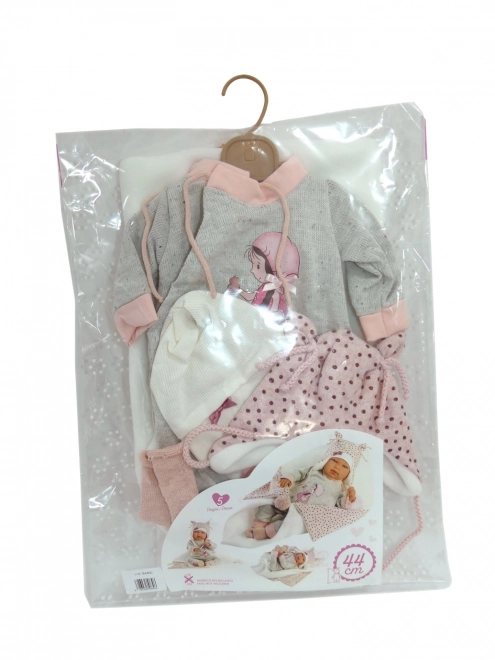 Llorens M844-60 kleding voor pop baby NEW BORN maat 43-44 cm