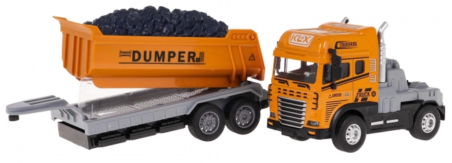 Constructievoertuig Kiepwagen met licht- en geluidsfunctie