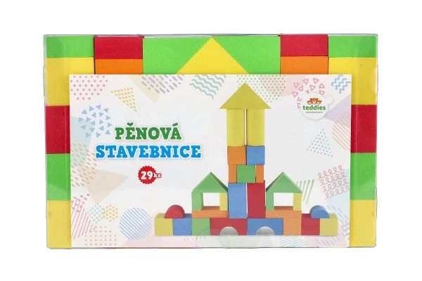 Kleurige foam bouwset voor kinderen