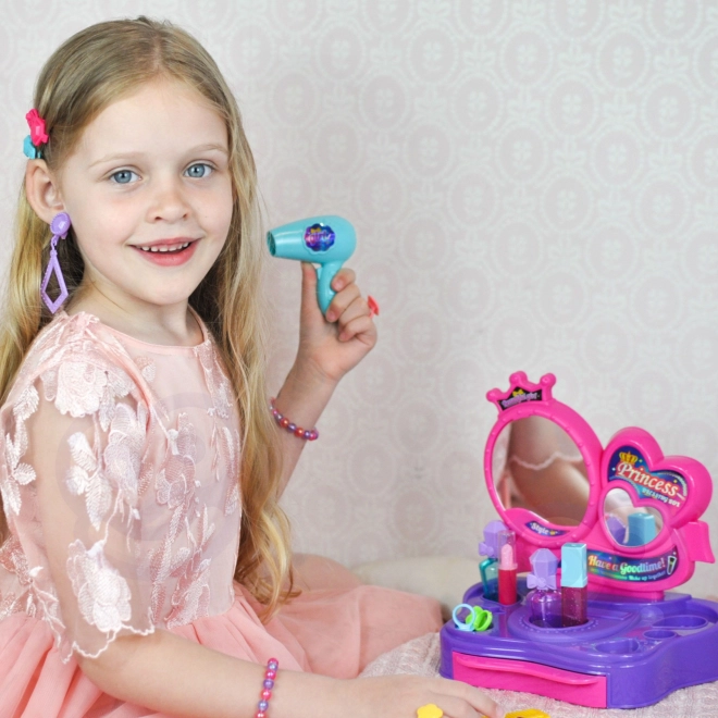 Kaptafel voor prinsessen Woopie - Schoonheidsstudio met 18 accessoires