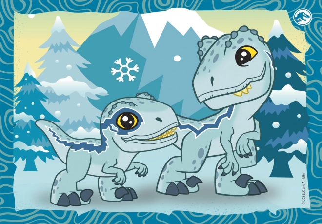 Puzzel Jurassic Wereld 4-in-1 Clementoni