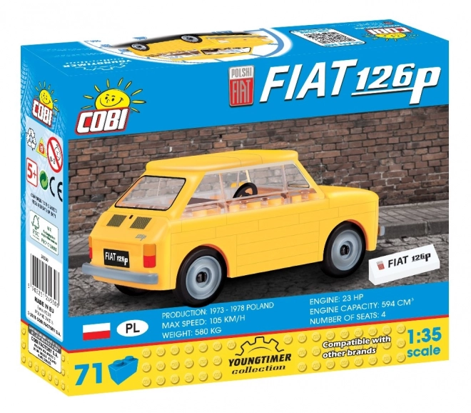 Bouwpakket 71 elementen Polski Fiat 126P