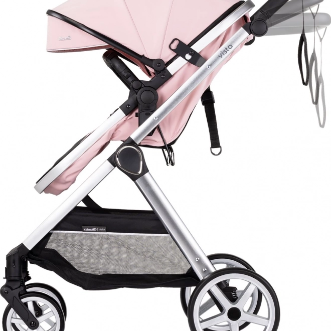 Kinderwagen Chipolino Vista 2v1 Roze Marshmallow