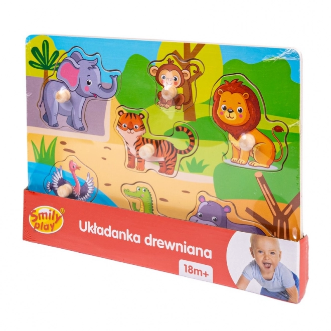 Houten puzzel ZOO