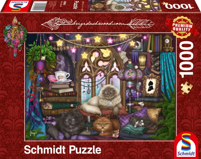 Puzzel Katten en Bank 1000 stukjes