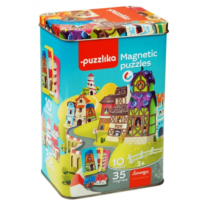 Magnetisch spel Huisjes voor kinderen
