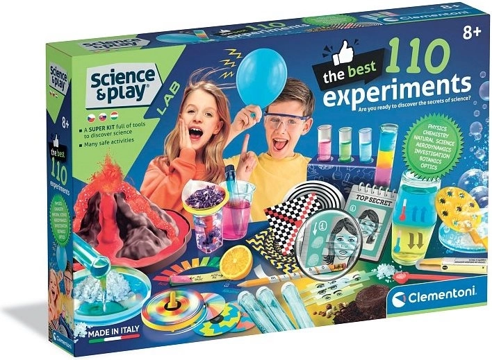 Clementoni Science & Play laboratorium – 100 wetenschappelijke experimenten voor kinderen