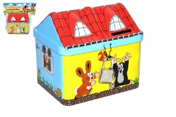 Spaarpot Krtek huisje met slot