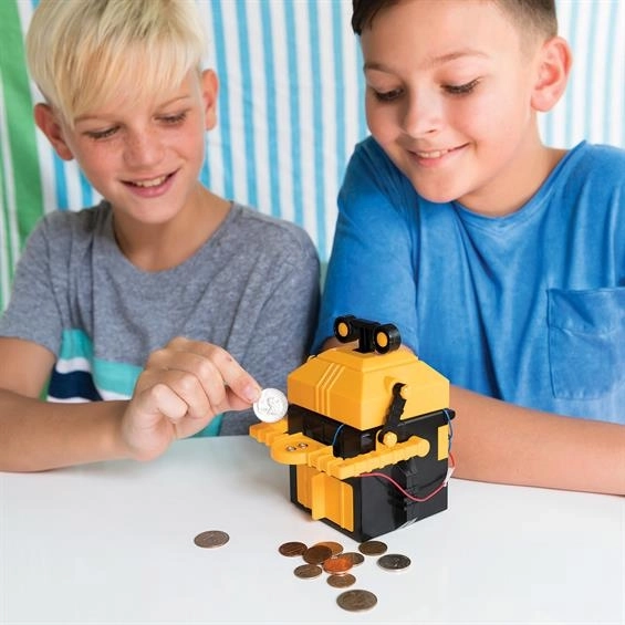 Mechanische robot spaarpot