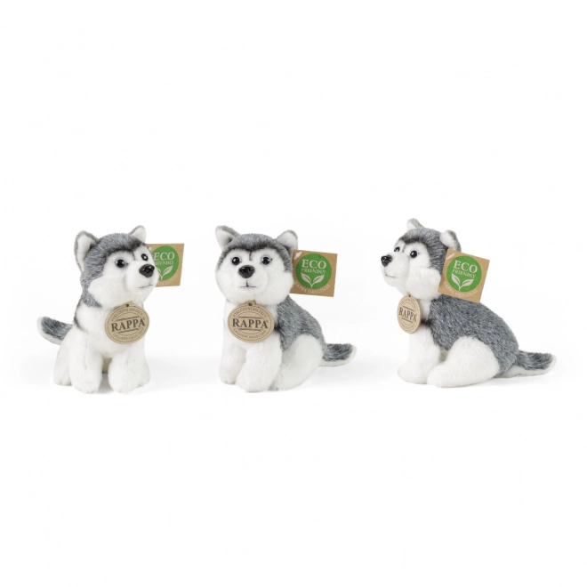 Zittende pluchen hond 13 cm ECO-FRIENDLY