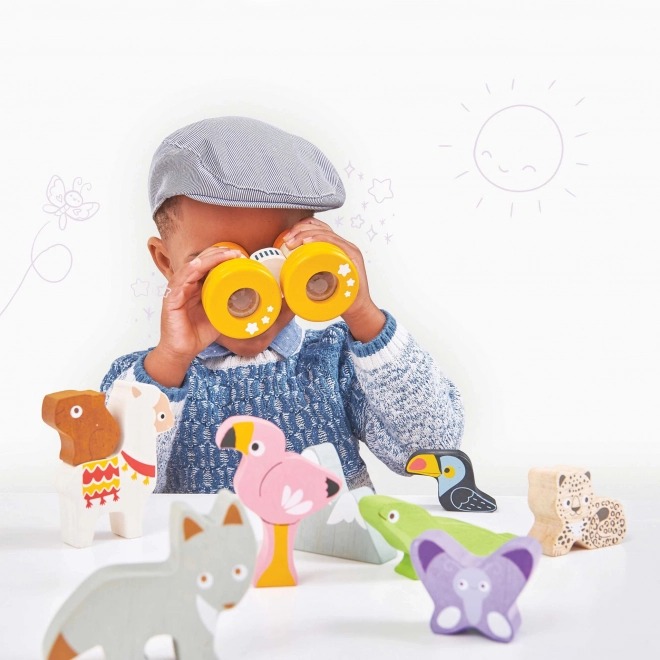 Balancerende Toren La Toy Van Petilou - dierentuindieren