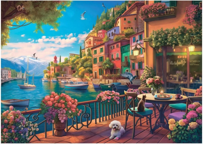 Puzzel Café Como XL 700 stukjes