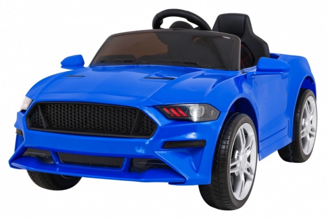 Blauwe elektrische kinderauto GT Sport met afstandsbediening