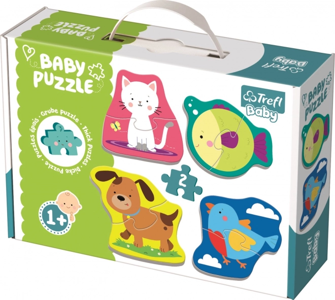 Baby puzzel met dieren - 8 stukjes