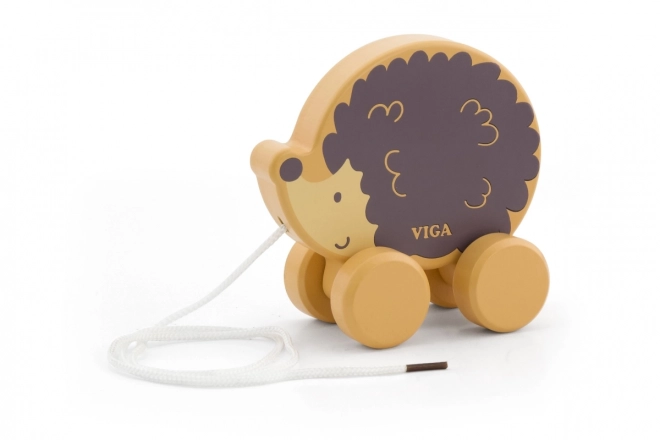 Houten trekdier egel