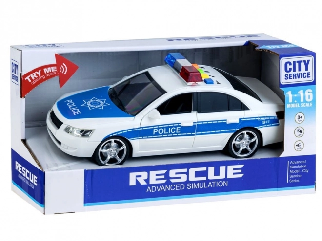 Politieauto met geluids- en lichteffecten