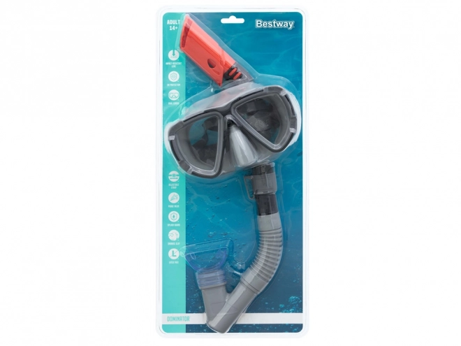 Bestway duikmasker en snorkel – Zwart