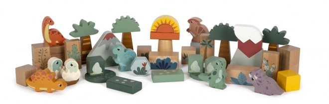 Small foot Houten Blokken Dino