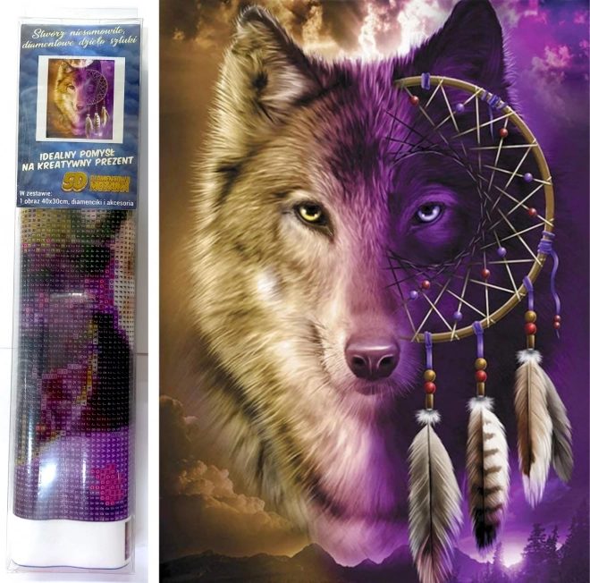 Norimpex Diamantschilderij Wolvendroom 30x40cm