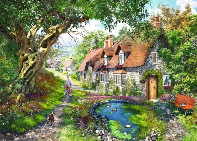 Ravensburger puzzel Bloemenweg 1000 stukjes