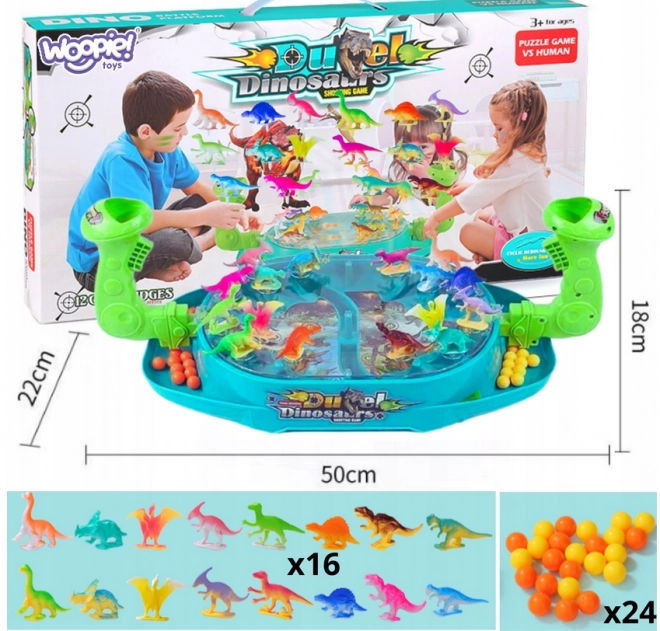 Spannend spel Dinosaurusgevecht van Woopie