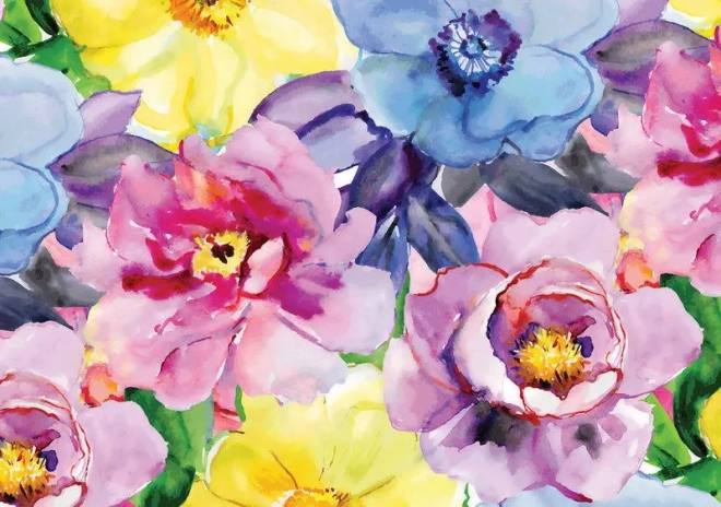 Interdruk Puzzel Kleurrijke Bloemen 500 Stukjes
