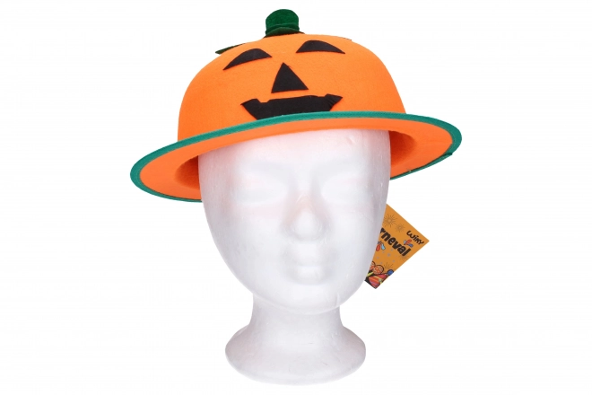Set carnaval - pompoen hoed 26x9 cm