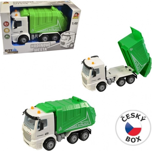 Vuilniswagen op wrijvingsaandrijving 16 cm