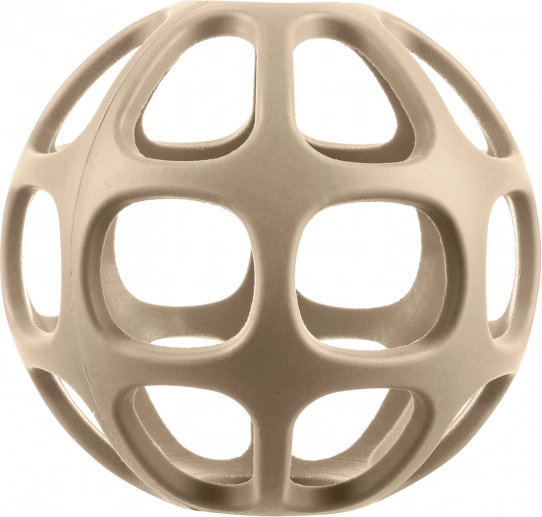Siliconen bijtring Round, Sand Beige