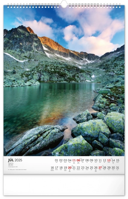 NOTIQUE Muurkalender Tatra 2025, 33 x 46 cm