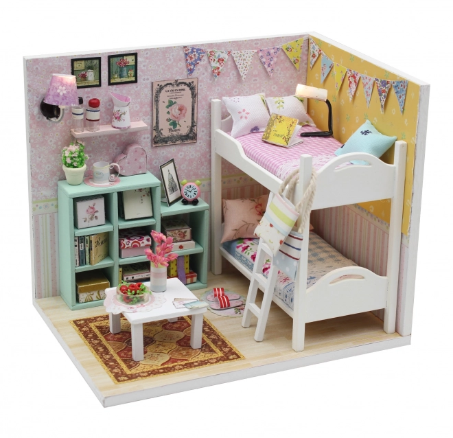 Negen miniatuur huisjesmodel Cherylin kamer