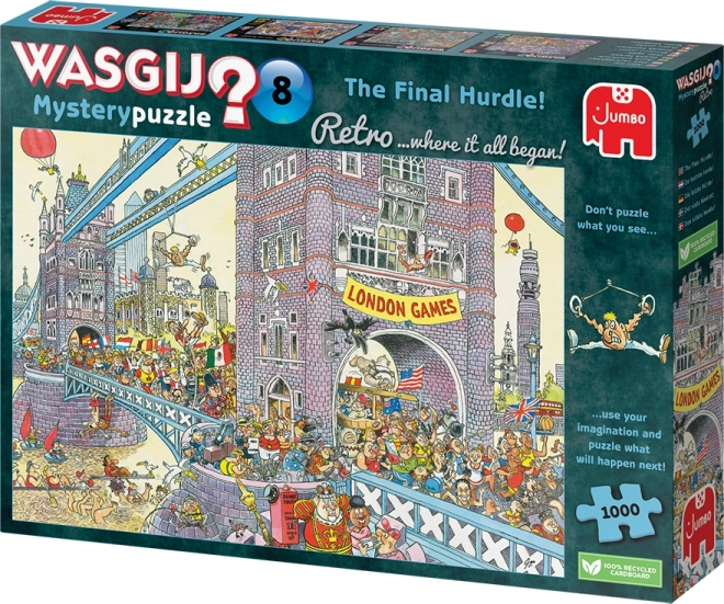 JUMBO puzzel WASGIJ Mysterie 8: Laatste obstakel 1000 stukjes