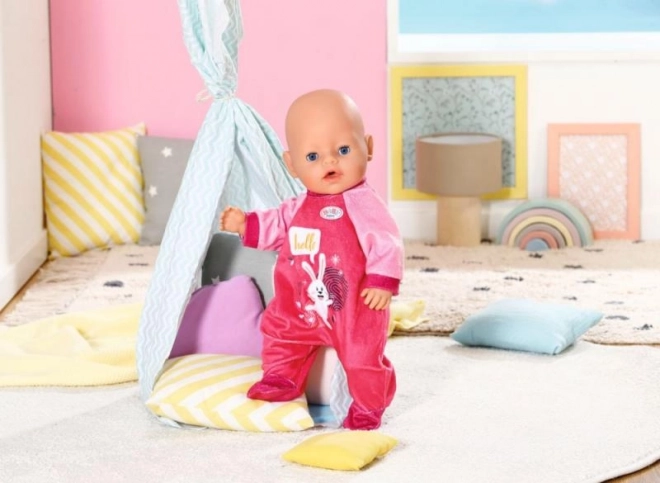 BABY born Fluwelen roze onesie, 43 cm