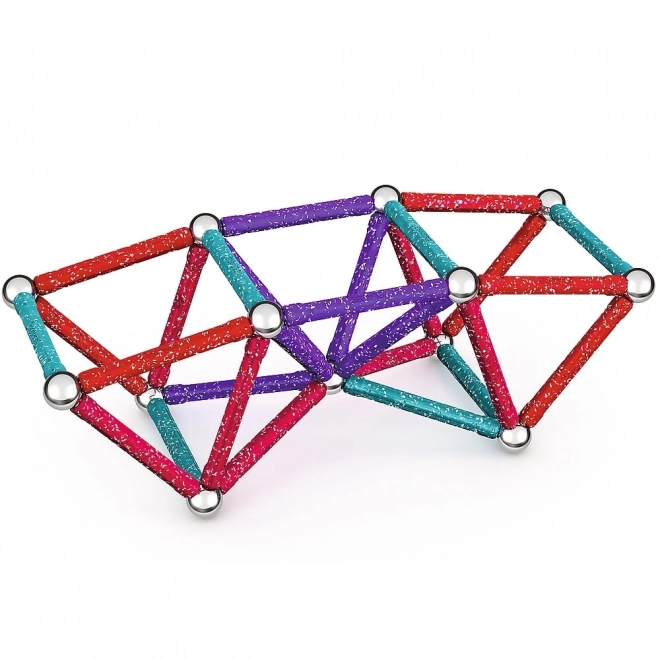 Magnetische bouwset GEOMAG Glitter 60 stukjes