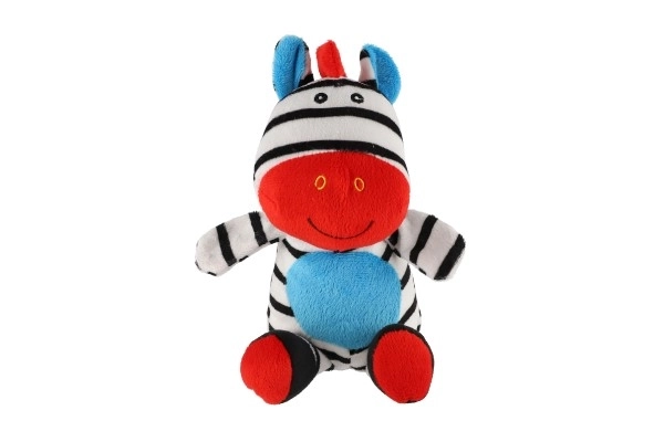 Pluche rammelaar Zebra voor baby's