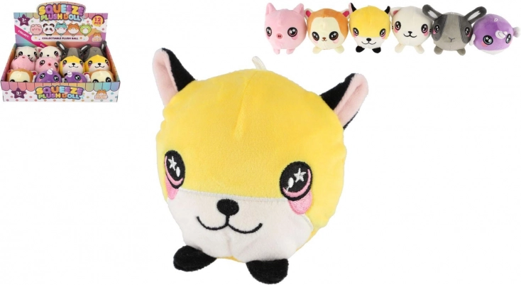 pluchen diertjes 9 cm – mix van schattige mini knuffels voor in de hand