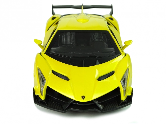 Afstandsbediende Lamborghini Veneno Geel 2.4G Afstandsbediening Stuur Geluid Lichten