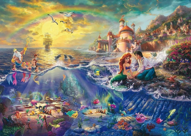 Schmidt puzzel De kleine zeemeermin ARIEL 1000 stukjes