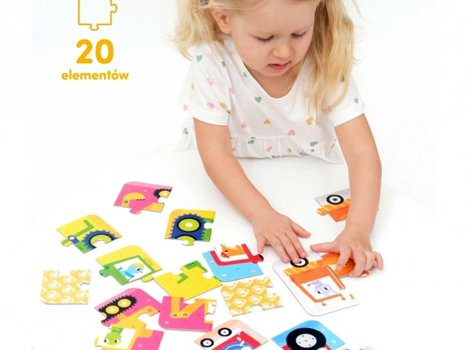 CzuCzu voertuigenpuzzel maken