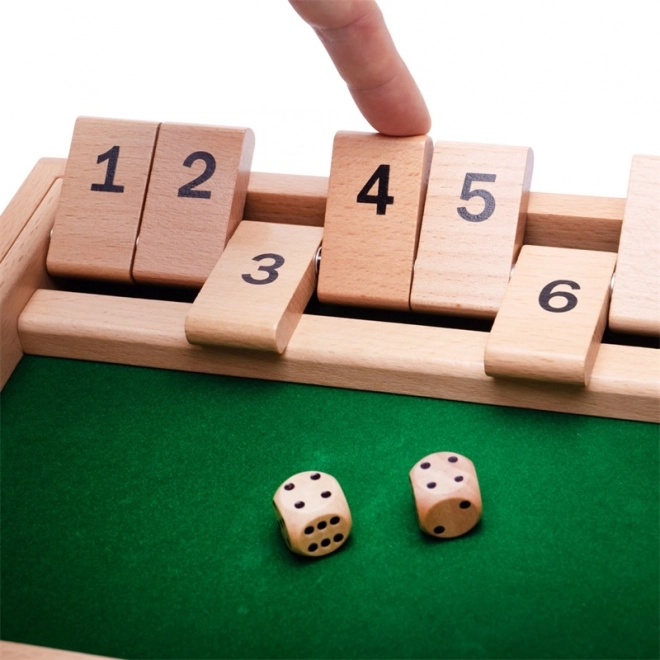 houten spel Shut the Box BIGJIGS TOYS