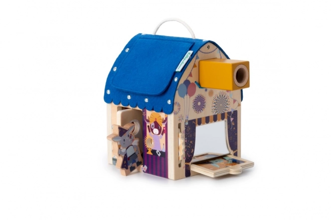 Lilliputiens - houten huisje vol optische illusies