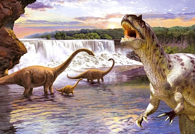 Puzzel 260 stukjes Diplodocus