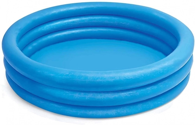 Blauw opblaasbaar zwembad met 3 kamers - 168 x 38 cm