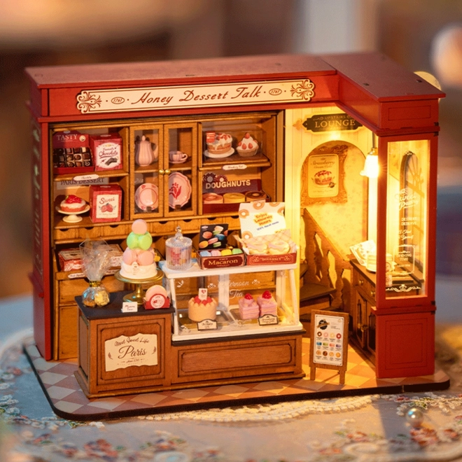 Rolife DIY 3D houten puzzel Banketbakkerij