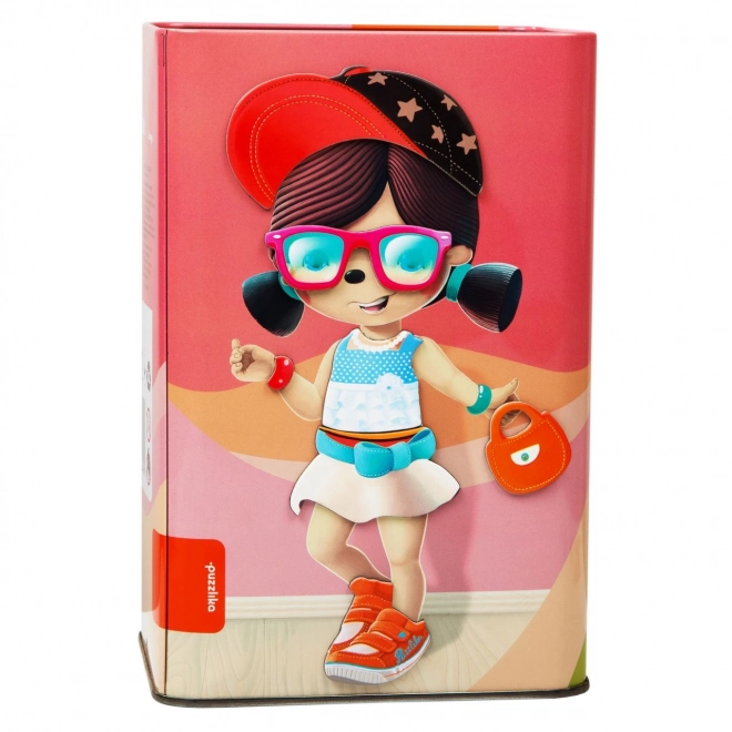 Magnetische speelgoed Puzzlika - Pop met kleding