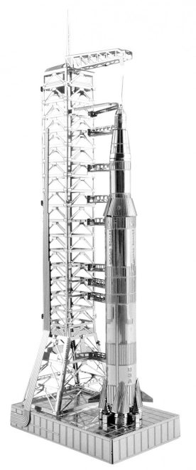 METAL EARTH 3D puzzel Apollo Saturn V met lanceerplatform