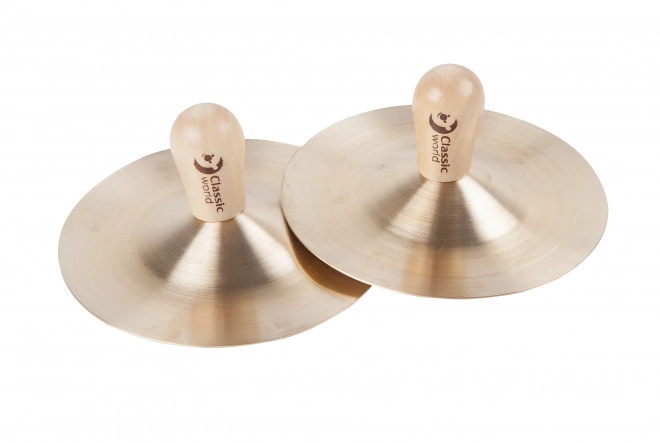 CLASSIC WORLD kindercimbalen 9 cm – 2 stuks